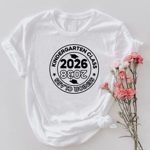Kindergarten Grad Shirt, Class of 2026, Graduation Gift image 5