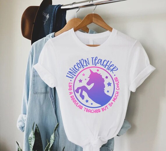 Unicorn Teacher Shirt, Teacher Appreciation Gift Unicorn Teacher Shirt, Teacher Appreciation Gift