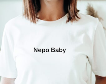 Nepo Baby T-Shirt, Gift for Best Friend, Nepo Baby Champion Women's Heritage, Nepotism tee, Rich Boy-Girl tee, Magazine shirt, Celebrity tee