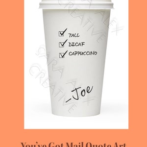 C&#39;è posta per te Movie Art &quot;Cup of Joe&quot; - Download digitale