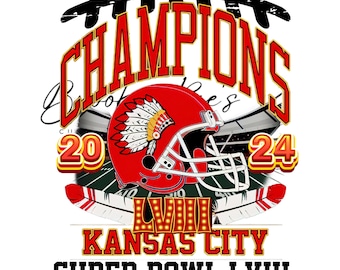Champions, Kansas City, Football, 2024, Las Vegas, PNG, Instant Download, Digital Download