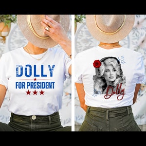 Dolly For President, 2 Images, American, PNG, Instant Download, Digital Download, Proud To Be An American
