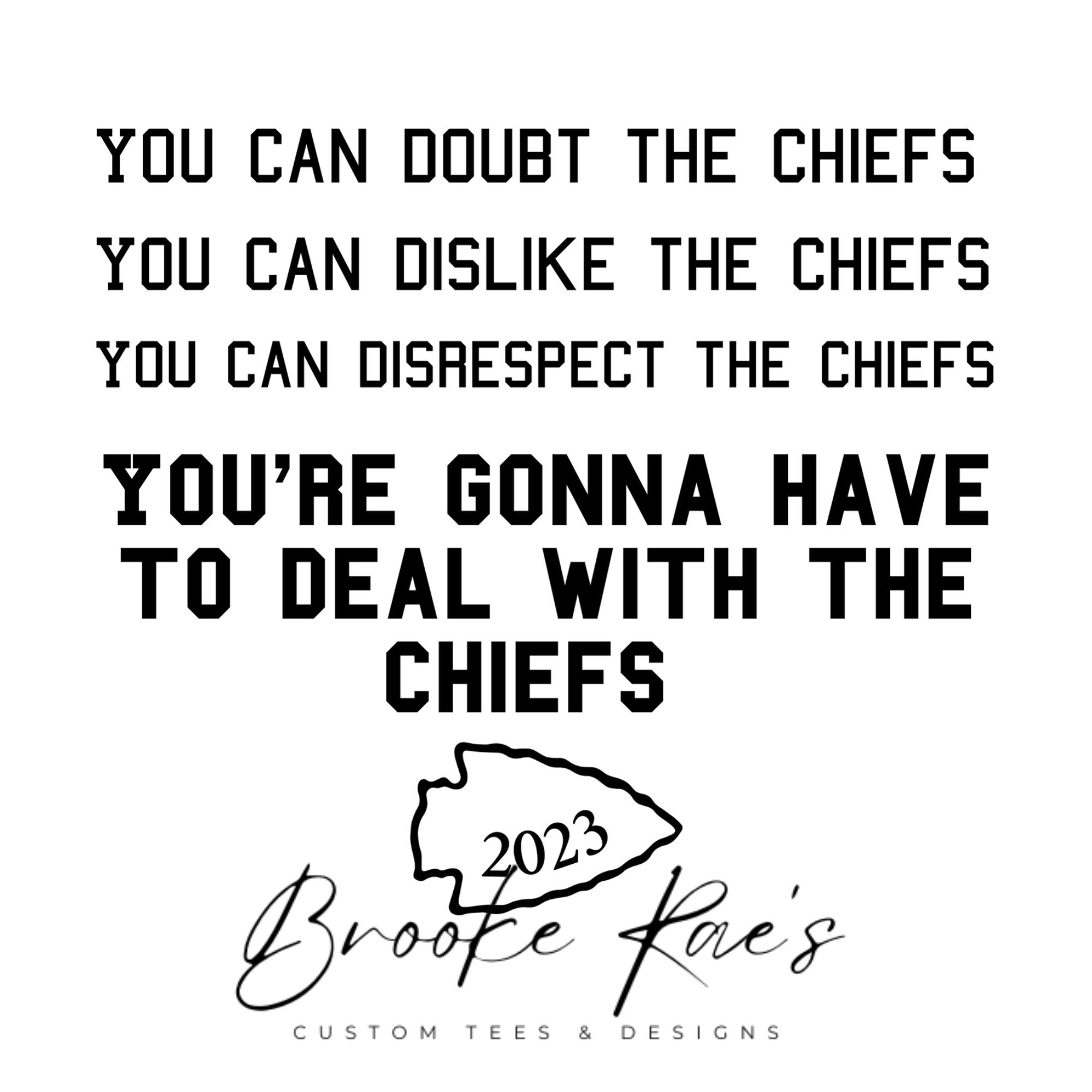 Deal With The Chiefs, Football, Quote, Chiefs Parade, SVG, PNG, Instant Download, Digital Download