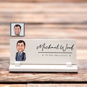 Administrator Name Plate for Desk, Administrator Gifts for Men, Funny Administrator Gift Ideas, Administrator Plaque, Administrator Cartoon