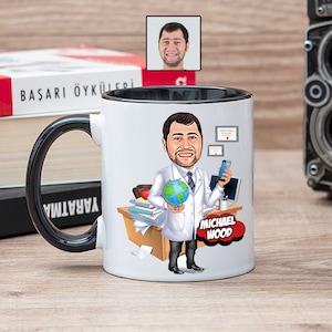 Aangepaste Dr koffiemok, cadeau voor arts, medische school graduatiegift, gepersonaliseerde Dr mok, arts waardering cadeau mok