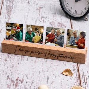 Custom Grandpa Gift from Grandkids, Grandpa Memorial Gift for Fathers Day, Personalized Great Grandfather Gift from Grandson / Granddaughter image 1