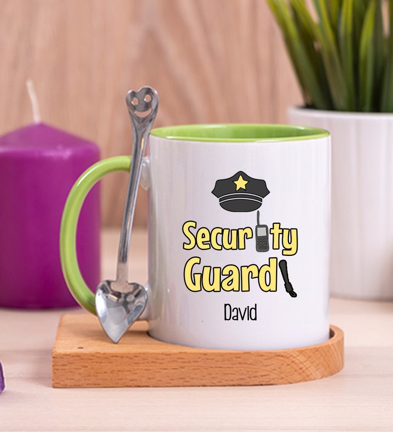 Personalized Security Guard Gift Custom Security Guard Coffee Etsy