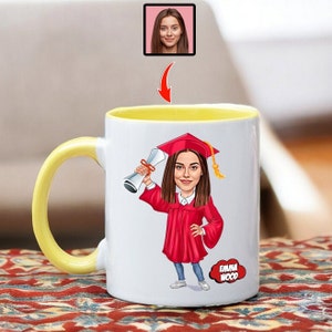 Abschlussgeschenk für Sie, personalisierte bestandene Tasse für die Tochterklasse von 2024 College- PHD-Abschluss, Mastergeschenke, einzigartiges Andenken
