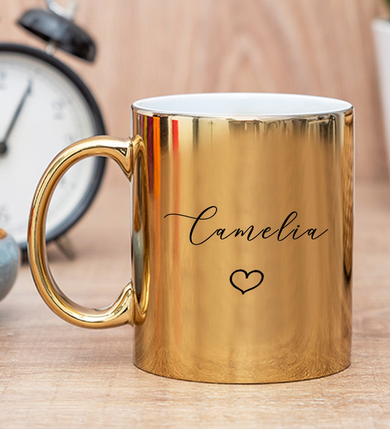 Miicol White Ceramic Coffee Mug, 16 Oz Monogrammed