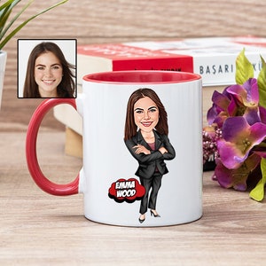 Belangrijkste cartoon mok, grappige belangrijkste geschenken voor vrouwen, belangrijkste moeder, belangrijkste verjaardagscadeau, belangrijkste theekopje, belangrijkste karikatuurmok