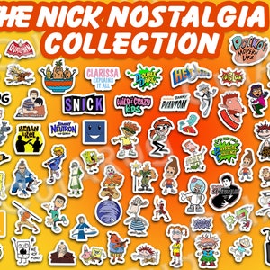Coleção Nick Nostalgia SVG (mais de 130 arquivos) - Download digital instantâneo
