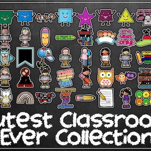 Adorable Classroom Collection 200 Plus SVGs - (Instant Digital Download!)