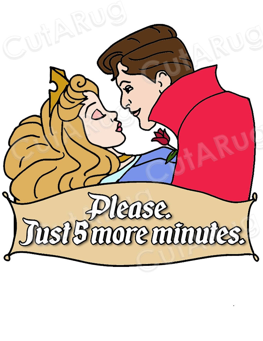 Funny Sleeping Beauty Design SVG File Instant Download Bundle Etsy