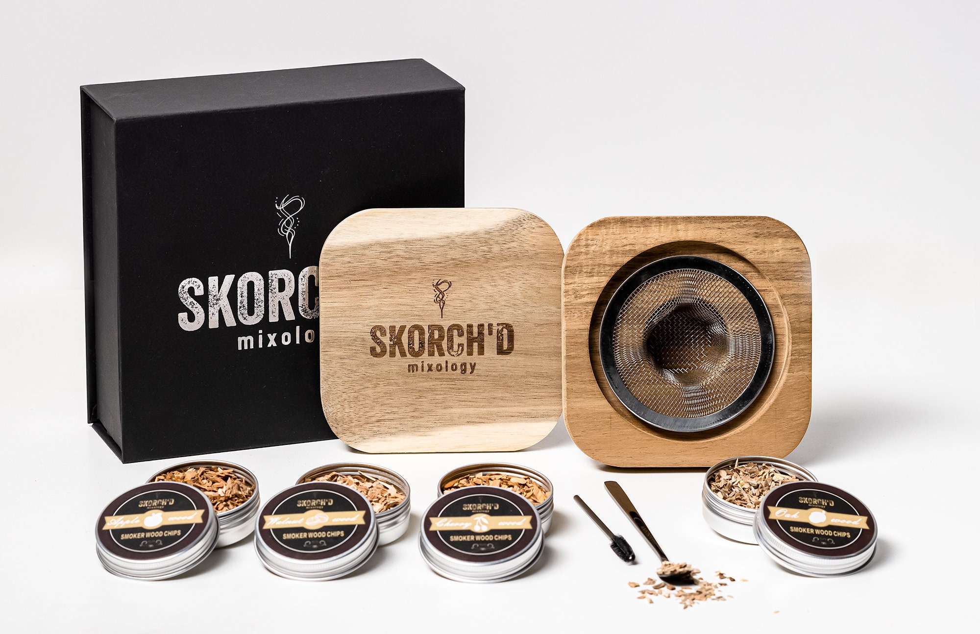 Smoked Cocktail Kit Gift Set with Smoking Chips & Torch