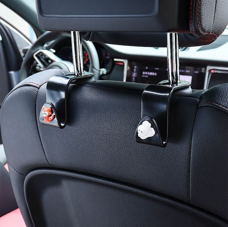 2pcs Car Seat Back Hooks, Universal Vehicle Seat Hook Hanger, Car Interior  Accessories, Hidden Multifunctional Organizer, Car Back Seat Hooks