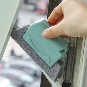 Creative Window Groove Cleaning Cloth Window Cleaning Brush Sponge