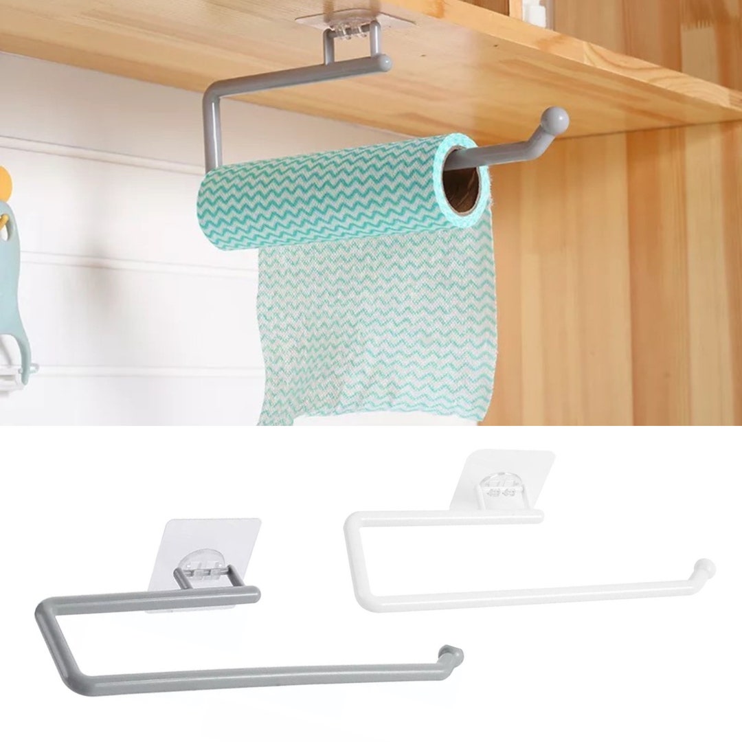 Kitchen Towel Roll Holder Paper Towel Roll Wall Mounted Storage Rack