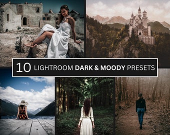 10 Adobe Lightroom Dark & Moody Presets