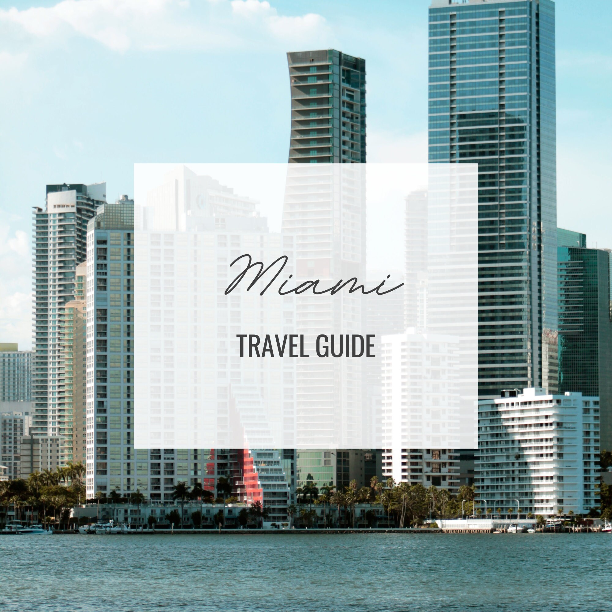 Miami Travel Guide - Etsy