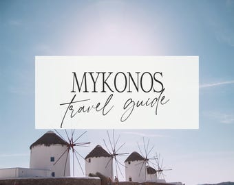 Mykonos Travel Guide