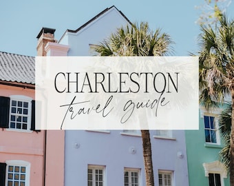 Reisgids Charleston | Beste hotels, restaurants en dingen om te doen | Digitale download voor reis naar South Carolina