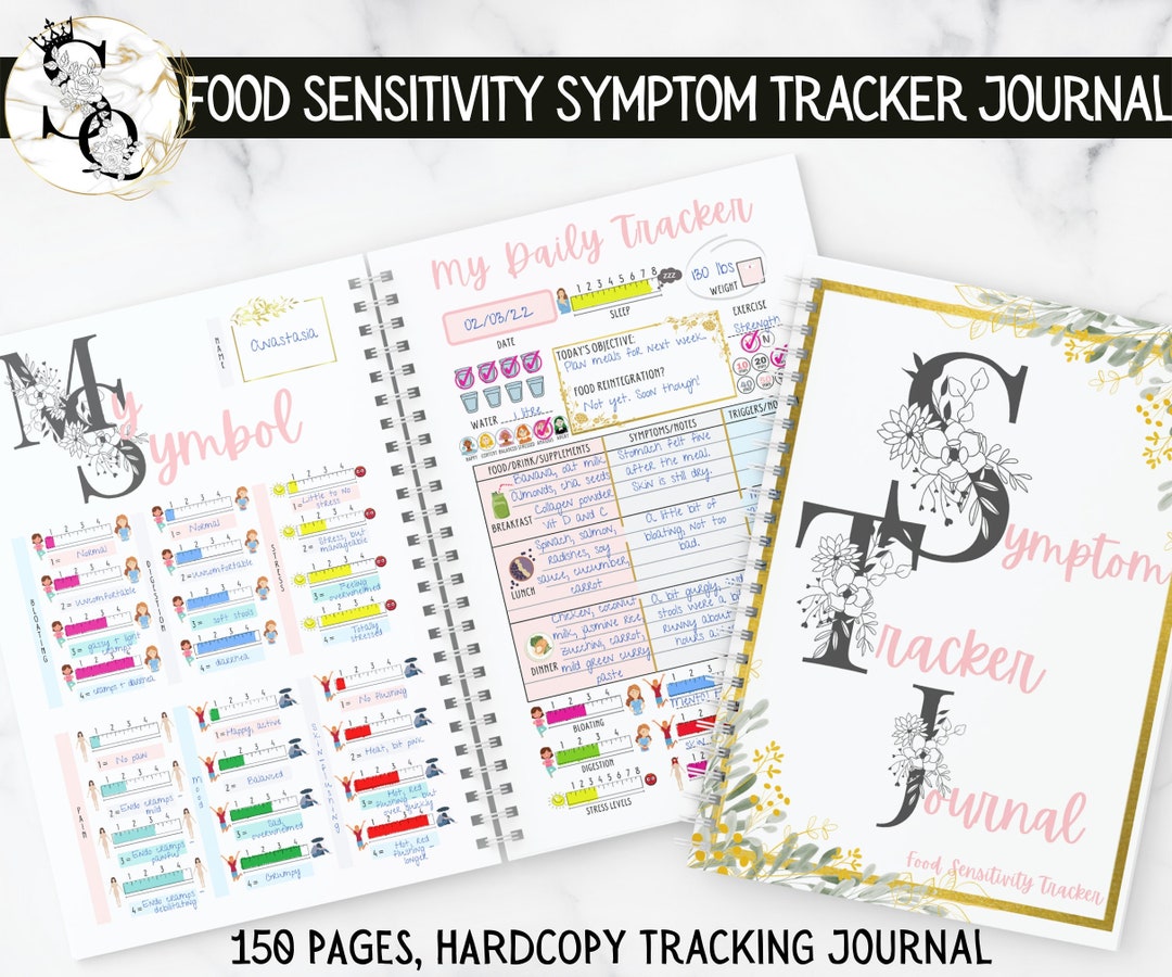 Food Sensitivity Tracking Journal Food Reintegration Tracker IBS Symptom Tracker Daily Symptom Food Sensitivity Tracking Journal Food Reintegration Tracker IBS Symptom Tracker Daily Symptom