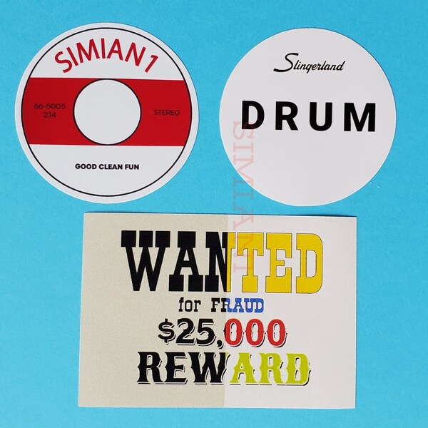 Drum Head Stickers Etsy
