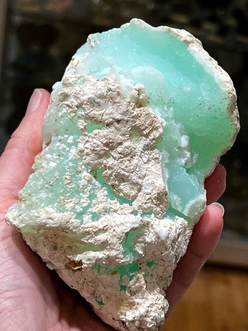 Beautiful Blue-green Chrysoprase From Kendari, Sulawesi, Indonesia: LGC ...