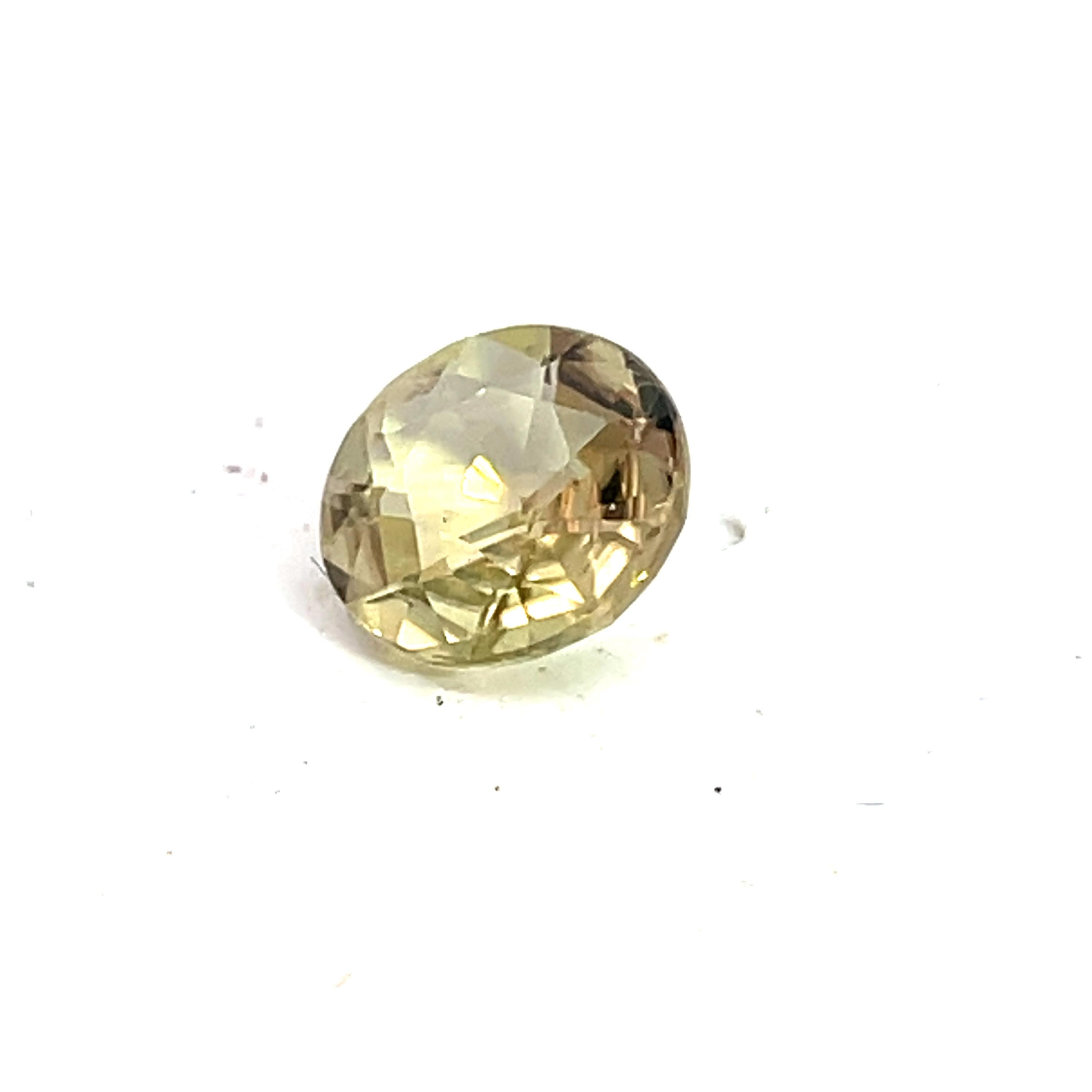 Natural Diaspore From Türkiye VS Octagon 0.55 Carat 5.3 X 3.8 X 2.8 Mm
