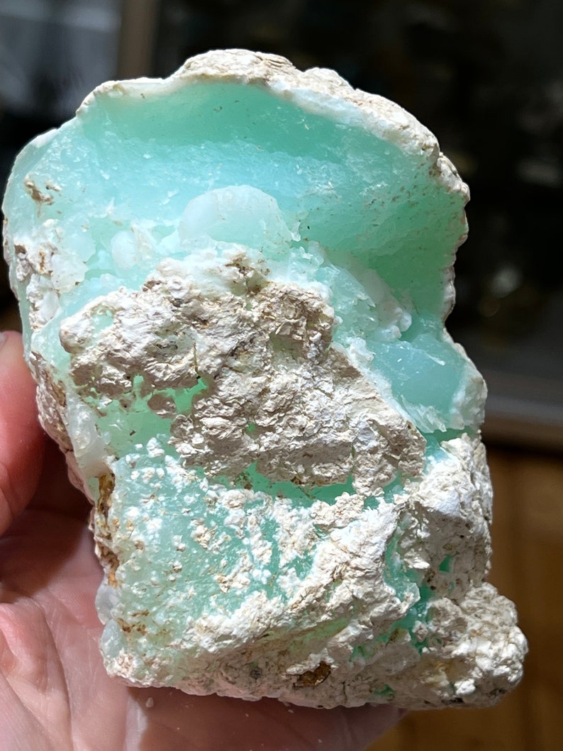 Beautiful Blue-green Chrysoprase From Kendari, Sulawesi, Indonesia: LGC ...