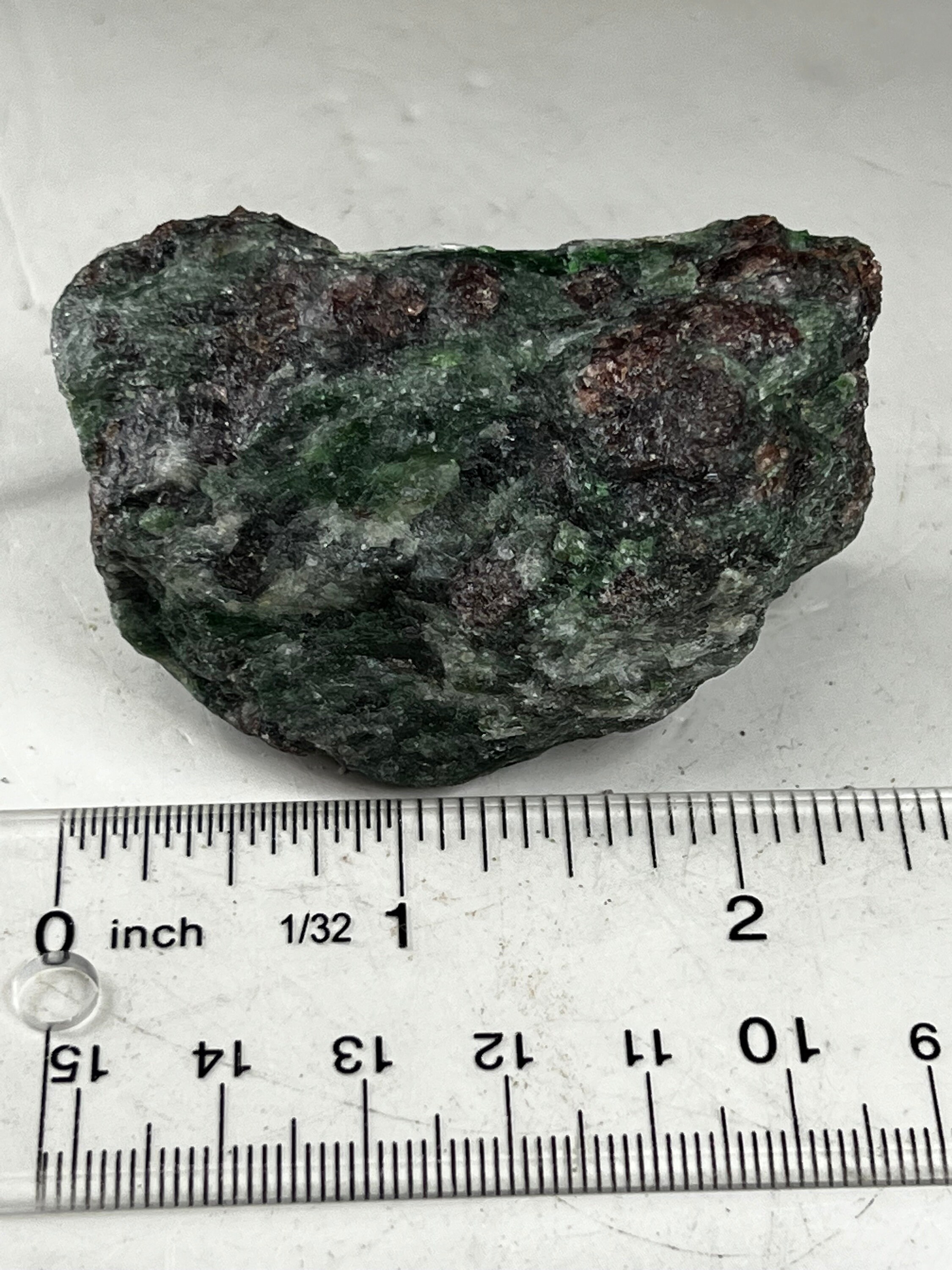 Pyrope Garnet W/ Chrome Diopside From Aheim, Norway: SMC