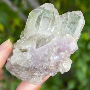 Rare Phantom Amethyst from Minas Gerais, Brazil SMC Small Cabinet Size 2.25in/74g