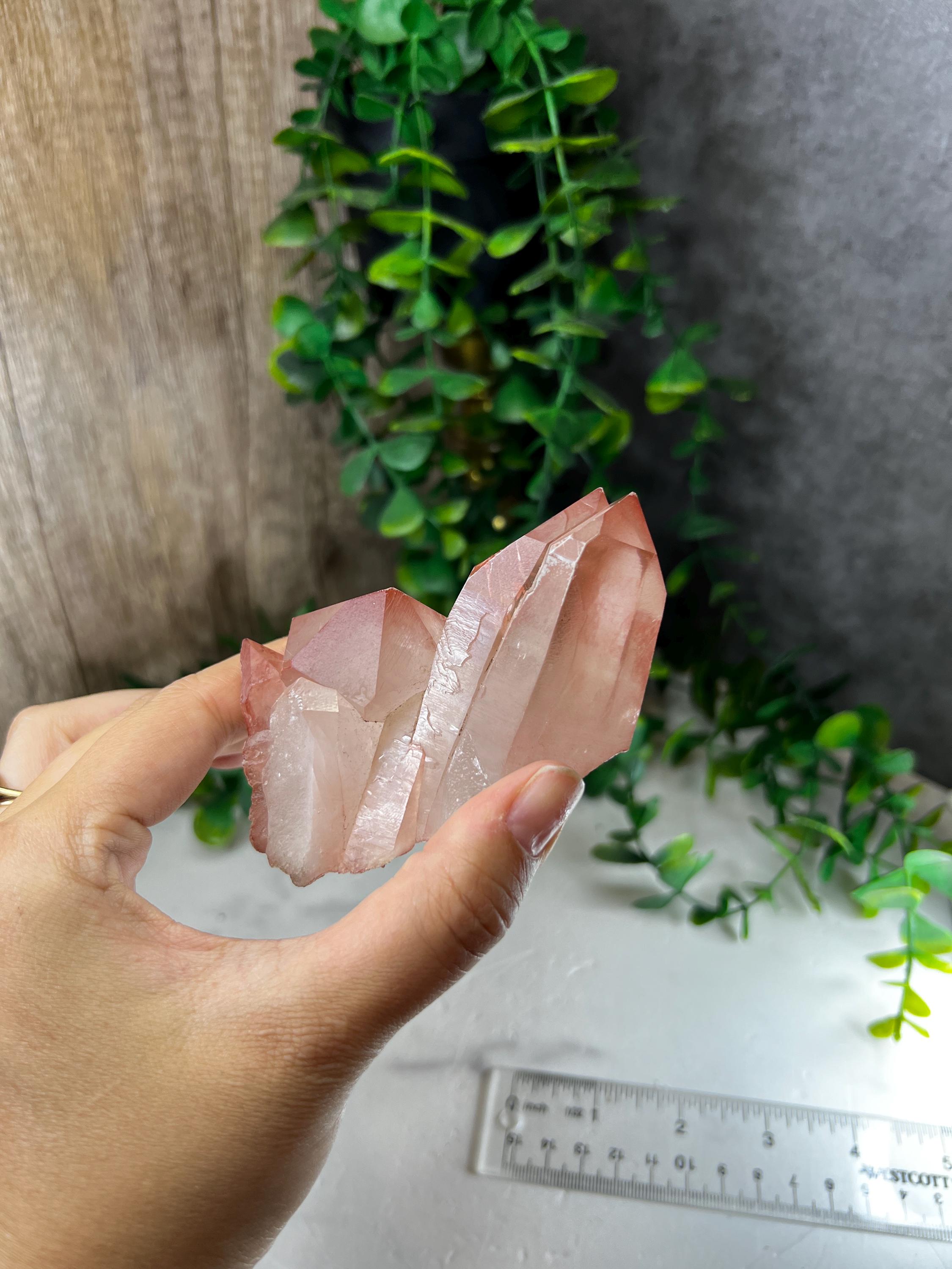 【強いエネルギー・高い波動】ブラジル産！ピンクレムリアンクラスター⭐️N34 台座 強いエネルギー・高い波動】ブラジル産！ピンクレムリアンクラスター