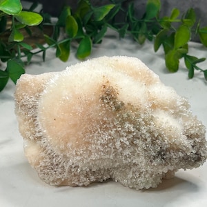 Blush Pink Mesolite from Nashik, Maharashtra, India, LGC Large Cabinet, 4.5 in/425g