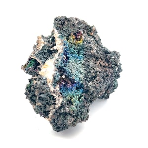 Natural Iridescent Goethite with Quartz from Spain: SMC Small Cabinet Size 2.5in/126g