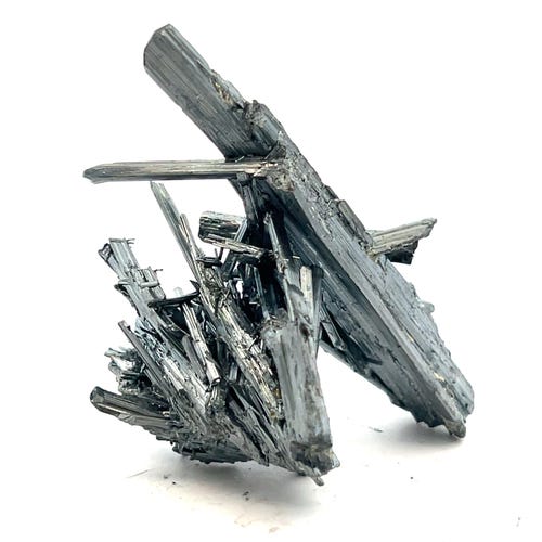 メキシコ、チワワ産ブルーカリブ海アラゴナイト（クォーツ入り）：SMC