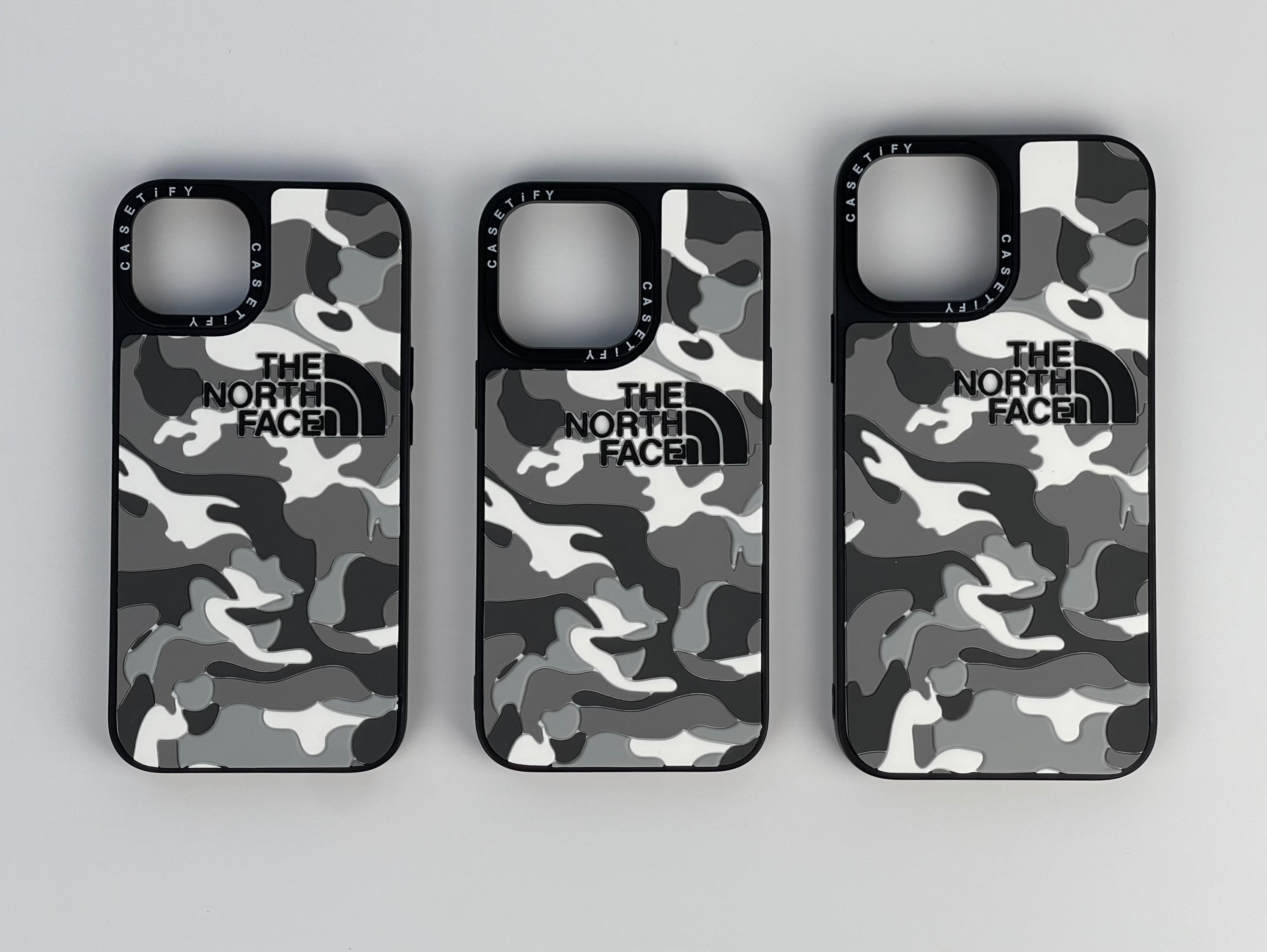 The North Face Black Camo Casetify Iphone Case Iphone 13 Etsy