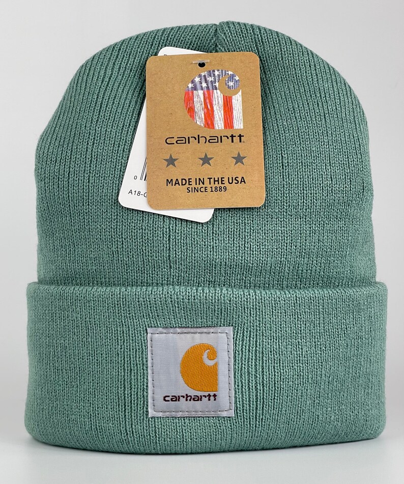 Carhartt Beanie Seafoam Green A18 Adult One Size Fits All New Etsy