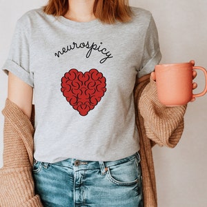 Neurospicy Mental Health Shirt, Neurodivergent Tee, Neurodiverse, ADHD, neurodiversity, Anxiety Shirt, Therapist Shirt, Psychologist TShirt