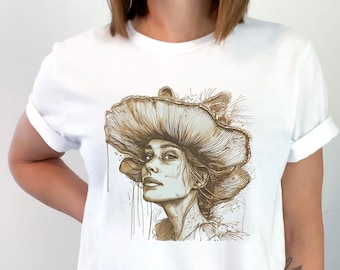 Camiseta con hongos Cottagecore, camiseta Weirdcore, camiseta con hongos, ropa Witchcore, camisetas Fairycore, camiseta con hongos mágicos, regalo de jardinero para ella