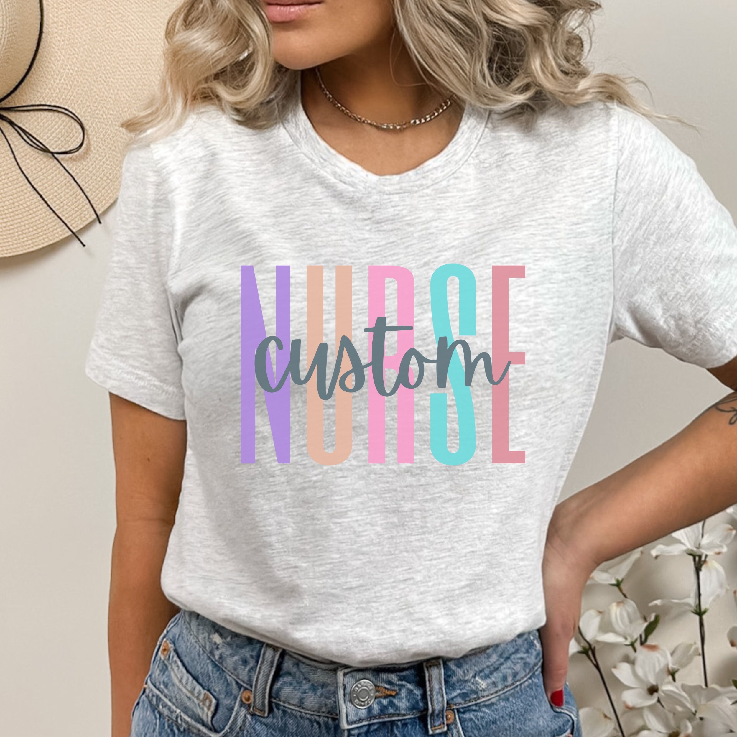 Custom Nurse Shirt, Personalized Nurse Shirt, Custom Nurse