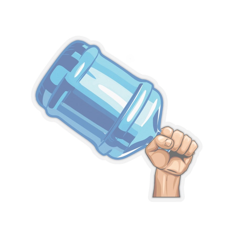 Water Jug Sticker Water Jug Sticker Bonks of Justice Social Activism Sticker Jug of ...