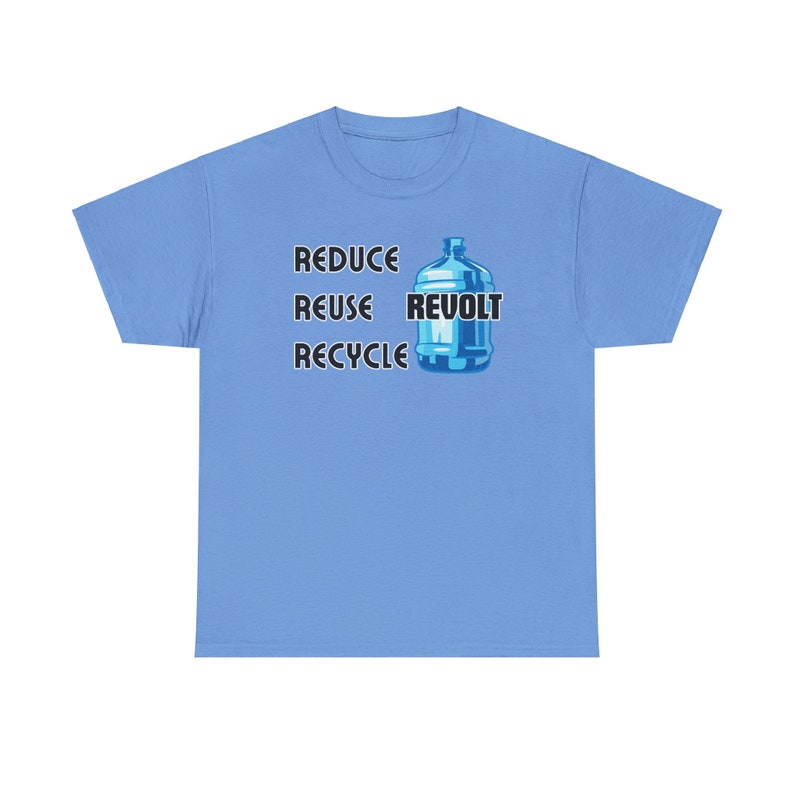 Reduce Reuse Recycle Revolt Shirt Jug of Justice Tshirt Protest Tee ...