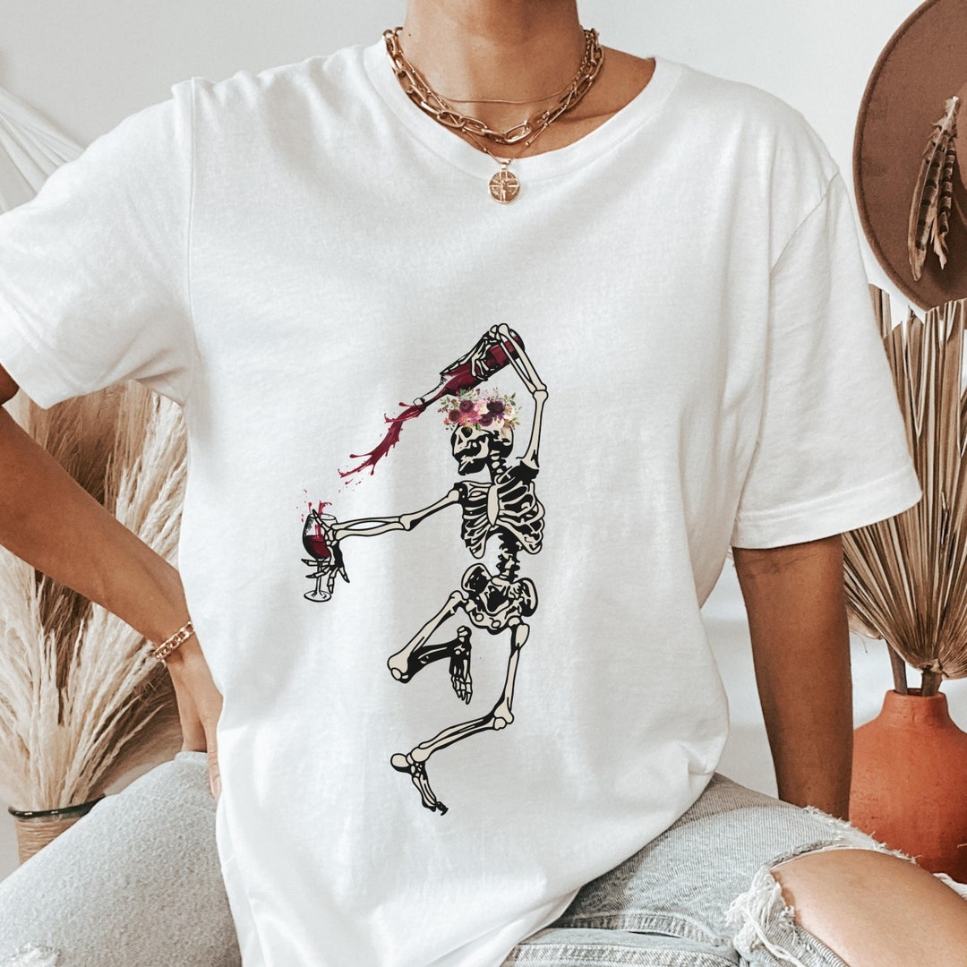 Funny Skateboarder Skeleton Shirt, Skater Shirts Men, Skateboarding T-shirt,  Skeleton Skateboarding, Gifts for Him Boyfriend Christmas 