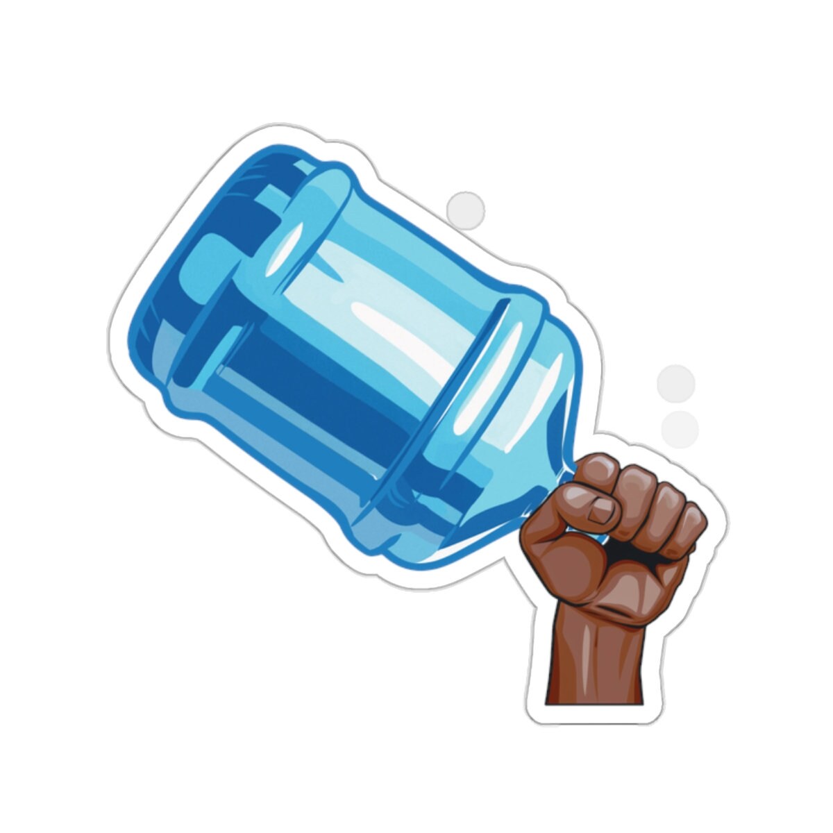 Water Jug Sticker Water Jug Sticker Bonks of Justice Social Activism Sticker Jug of ...