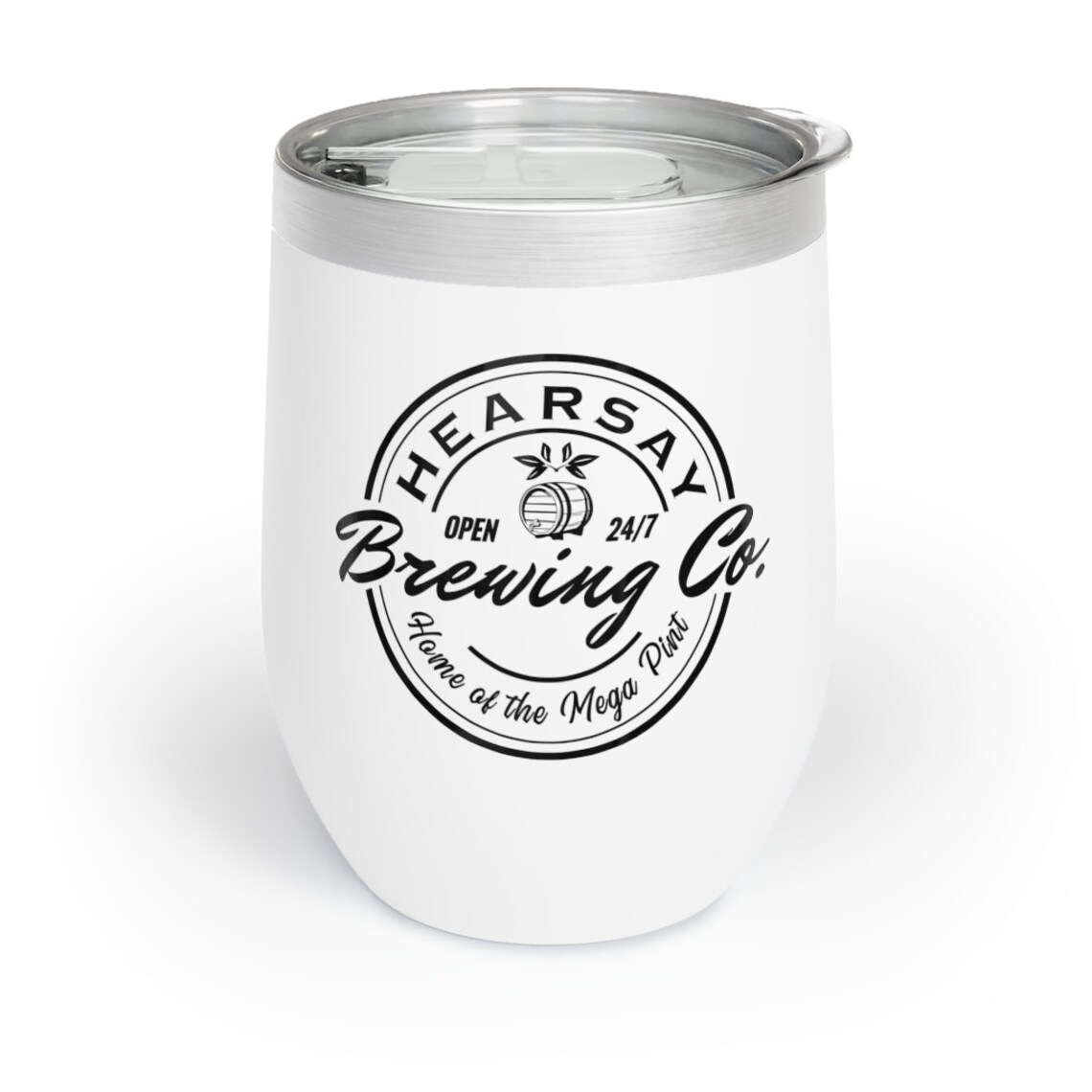 Mega Pint Wine Glass Tumbler, Wine Cup, Johnny Cup, Johnny Tumbler