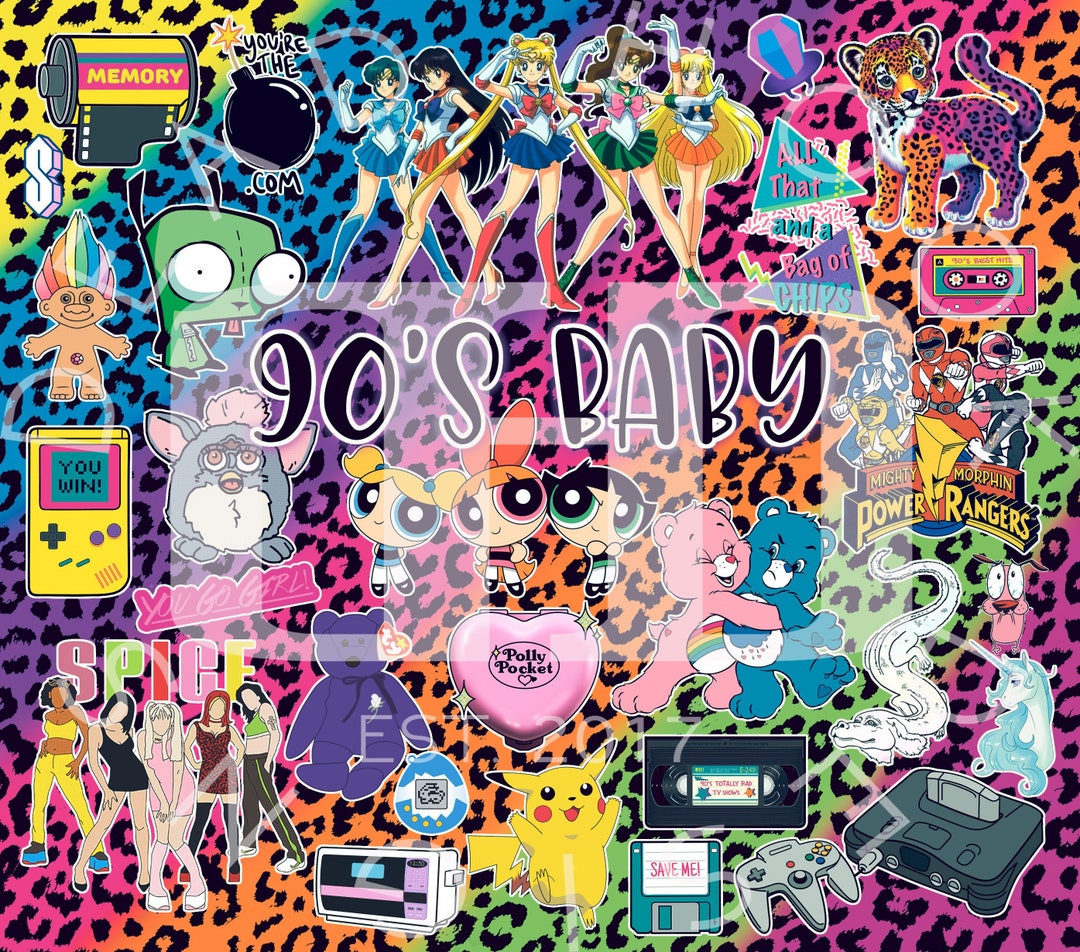 90s Baby 20oz Sublimation Tumbler Design Etsy