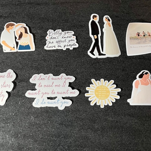 The Summer I Turned Pretty Sticker Pack Etsy Australia