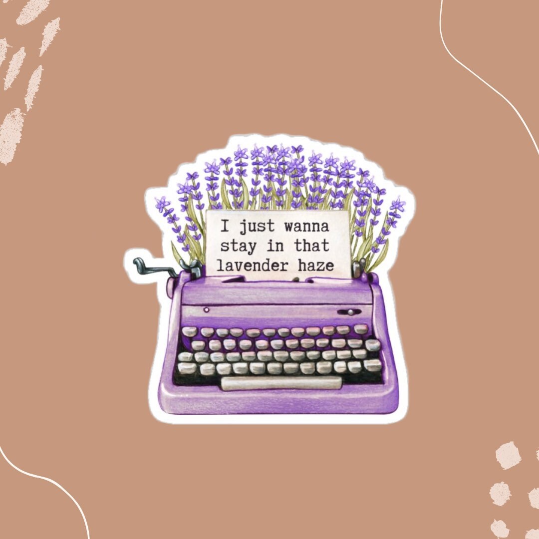 Lavender Haze Taylor Swift Typewriter Sticker Etsy lavender-haze-taylor-swift-typewriter-sticker-etsy