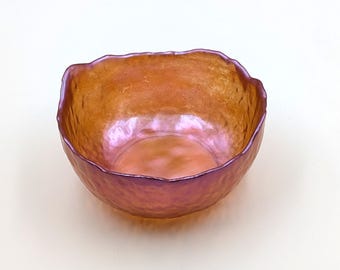 Small Chameleon Ripple Textured Resin Bowl ~ Trinket, Offering,  Fruit, Cereal, Ice Cream
